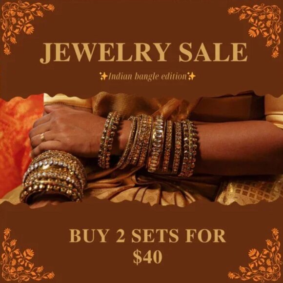 Blue Teal Aquamarine sparkle bangle set princess jasmine bollywood - Picture 3 of 17